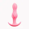 Jardim dos fundos conta de silicone plug anal rosqueável massageador de próstata brinquedo sexual brinquedo fisiológico tortura parte inferior do corpo