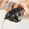 Pedra Negra Tinta Osmanthus Coelho Admirando a Lua Gong Dao Bei Separador de Chá de Cerâmica Gong Caneca para Infusão Conjunto Doméstico de Chá Kung Fu Alto Acabamento Mar de Chá