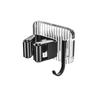 Clip para Trapeador de Acero Inoxidable Estante Metálico para Escobas sin Perforaciones Montado en la Pared Estante de Almacenamiento para Trapeadores Gancho para Trapeador Estante para Escobas