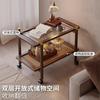 Mesa auxiliar para sofá, mesa de centro móvil, carrito, mini mesa pequeña, mesita de noche, sala de estar, apartamento pequeño, estante de almacenamiento para el hogar