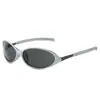 26 Gafas Deportivas Ovaladas para Exteriores de Nueva Tendencia Transfronteriza, Gafas de Sol Alienígena de Moda Europea y Americana, Gafas de Ciclismo