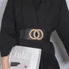 Venta del Fabricante Cinturón Elástico de Mujer Cinturón Ancho Elástico de Moda Nuevo Casual para Combinar con Falda Cinturón Decorativo Negro