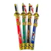 Espadas de Juguete de Madera Culturales y Creativas de Área Escénica, Armas Antiguas, Espadas de Guerrero de Juguete Retro, Espadas Qinglong, Accesorios para Representaciones Teatrales