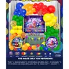 Traje de Globos de Cumpleaños para Niños en Español 12345-años Escena de Fiesta Conjunto de Suministros Decorativos para Niños y Niñas