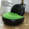 Nuevo Sofá Inflable en Forma de L con un Reclinable Individual y Respaldo, Sofá Perezoso Inflable de PVC Flocado, Sofá Delfín al por Mayor