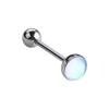 Filme Flash Gotejamento de Óleo Unha da Língua Gradiente Multicolorido F136 Liga de Titânio Joia para Piercing Corporal Masculino e Feminino Joia para Língua