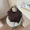 Bolsa de alta qualidade com padrão trançado de nicho para mulheres, nova moda 2026, bolsa transversal versátil, bolsa de mão requintada, bolsa saco