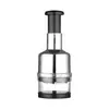 Acero Inoxidable 304 Manual Multifuncional Cortador de Ajo, Cortador de Cebolla, Cortador de Chile, Prensa de Ajo de Cocina, Modelo Tendencia en Tiktok