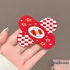 Diadema de Flequillo Despeinado Nueva de Dibujos Animados 2026 Divertida Linda Velcro para Niños Niñas Otoño Invierno Dulce Pegatina de Flequillo Accesorio para el Cabello