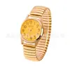 Relojes para Hombres de Mediana Edad y Mayores, Discos Digitales Grandes, Relojes para Mujeres, Correas de Acero, Correas Elásticas de Resorte, Relojes para Mayores, Regalos para Eventos, Relojes de Cuarzo para Hombres