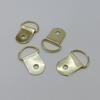 Accesorios de hardware para marcos de fotos con punto de cruz colgantes de semicírculo dorado, gancho, anillo colgante de semicírculo plateado, herramientas de hardware para muebles