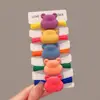 Elástico de Borracha Infantil Headband de Desenho Animado Aveludado Prendedor de Cabelo de Menina Headband Não Machuca Cabelo Anel de Toalha Corda para Rabo de Cavalo de Menininha