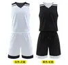 Traje de Baloncesto Americano de Doble Cara de Fábrica en stock Impresión Hombres y Mujeres Estudiante Adulto Venta al por Mayor Ropa Deportiva Traje de Baloncesto