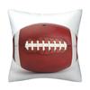 Funda de almohada de cuero para baloncesto y fútbol de venta caliente transfronteriza, funda de almohada decorativa, cojín para sofá y coche
