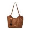 Bolso de Mano Versátil Retro Estilo Coreano para Mujer 2025 Otoño Gran Capacidad Estilo Extranjero Bolso de Hombro Único de Gama Alta