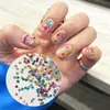 Lentejuelas de Estrella de Colores Accesorios para Uñas Decoraciones Navideñas de Celebridades de Internet Accesorios para Uñas Portátiles Decoraciones de Uñas de Estrella de Cinco Puntas