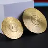 Bússola de Latão Manípulo Giratório Multi-rolamento Seiko Portátil Descompressão Face Bagua Bússola Espiral Enfeites Feng Shui