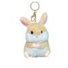 Llavero con colgante de conejo hámster, regalo, muñeco de peluche, mochila escolar, venta al por mayor, mini muñeca de trapo