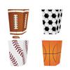 Rugby fútbol americano béisbol baloncesto niño cumpleaños pelota caja de flor de arroz caja de papas fritas suministros para fiestas decoraciones