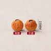 Contas Soltas Caroço de Pêssego Escultura de Caroço de Pêssego Acessórios DIY Pingente Cesta de Caroço de Pêssego Padrão de Dragão Acessórios de Cabacinha de Caroço de Pêssego