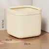Papelera de Escritorio Linda Pequeña Mini Modelo Nuevo 2025 para Hogar Dormitorio Sala de Estar Oficina Contenedor de Almacenamiento Alto Valor Estético