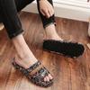 Pantuflas de Tela con Suela de Tela para Parejas Hogar Interior No Dañan el Piso Silenciosas Verano Cuatro Estaciones Primavera, Otoño e Invierno Pantuflas de Suela Suave para Hombres y Mujeres