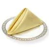 Guardanapo de Pano para Restaurantes e Hotéis, Limpeza de Copos sem Fiapos, Flor Gancho para Copo, Guardanapo de Mesa Ocidental Estilo Europeu para Casa, Flor de Seda, Fibra Química