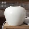 Vitrina de Cerámica Blanca Minimalista Moderna de Jingdezhen Recipiente para Arreglos Florales para Casa de Huéspedes y Hotel Vajilla Artística para Flores con Envío Gratis