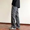Pantalones de trabajo retro estilo americano multibolsillos, para hombre, pierna recta, corte holgado, otoño/invierno, pantalones largos casuales para hombre de calidad de exportación