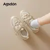 Tênis de Treinamento de Ballet Augushiden para Mulheres Outono 2026 Plano Não Cansativo Solado Macio Leve Tênis Casuais
