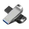 Pen drive shell atacado USB 2.0 3.0 3.1 concha de apito de metal gravação em shell USB 3.1 metal presente Pen drive USB