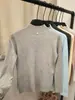 Suéter básico de punto de manga larga con cuello medio para mujer, nuevo estilo otoño/invierno, adelgazante y versátil, top de moda, talla única