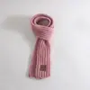 Cachecol infantil Outono e inverno cachecol quente Coreia do Sul lã tricotada meninos e meninas rotulagem chapéu cachecol cachecol bebê