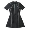 Traje de baño para mujer, talla grande, conservador, cubre el cuerpo, adelgazante, para chicas con sobrepeso, de una pieza, deportivo, traje de baño para aguas termales, de manga corta, de una pieza