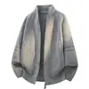 E-commerce Transfronteiriço Dropshipping Malharia Masculina 2026 Chegada de Inverno Cardigan Suéter Masculino Tamanho Grande