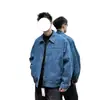 Chaqueta vaquera para hombre para primavera y otoño, marca de moda de alta calle, elegante y versátil, lavada, corte holgado, chaqueta casual con vibra de alta calle americana