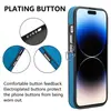 Funda Trasera para Teléfono Móvil Apple 16Promax Recubierta Galvánicamente con Sensación de Piel para iPhone 15/14