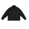 Yutang Estilo Old Money Sencilla y Elegante Chaqueta con Cuello Alto y Cremallera 26 Otoño/Invierno Corte Holgado Ropa Exterior Casual para Viajes de Negocios para Hombre