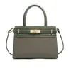 Bolso de mano de moda elegante de alta gama 2026 verano nuevo, bolso de hombro con textura simple, bolso cruzado para mujer en color blocking vintage