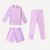 Novo Traje de Banho Infantil Meninos e Meninas Calça de Manga Longa Peça Única Proteção Solar Secagem Rápida para Crianças e Crianças de Meia-Idade para Aquecimento e Natação