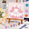 20*20 Desenho Animado Pintura a Óleo Digital DIY Colorir Pintura Decorativa Genshin Flor Pintura a Óleo Pintura a Óleo Digital Infantil Atacado