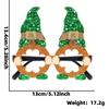 Nuevas gafas de trébol para el festival irlandés, decoración para fiesta de San Patricio, sombrero de hierba de la suerte verde, marco para gafas