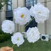 5 Rosas Felizes, Rosas Artificiais Falsas para Casamento e Decoração de Casa, Atacado