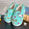 Pantuflas de Algodón Todo Incluido Co-Branded de Crayon Shin-Chan para Mujer Invierno Forradas de Felpa para Calentar Calzado de Casa Trendy Estilo K para Confinamiento en Casa