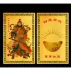 2025 Año del Serpiente Cinco Caminos a la Riqueza Tarjeta del Dios de la Riqueza Baraja de Cartas Portátil Adorno para Libro de Cartas de Metal para Dormitorio Regalo del Año del Zodiaco Pegatina para Teléfono