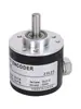 Encoder rotatorio incremental BKS3806B con manguito protector de metal, conteo de fase AB, 200P/360P pulsos