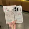 Oso Rosa Gato Perezoso Orejas de Gato Cintura Delgada Carcasa Adecuada para Funda de Teléfono Móvil Apple 16Promax Nuevo Iphone15Plus