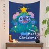 Tecido de Fundo de Natal Novo 2022 ins Decoração de Casa Transfronteiriça Tecido para Pendurar na Parede de Fundo de Árvore de Natal Tapeçaria da Amazon