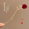 Horquilla de Borla Hanfu Estilo Antiguo, Nueva Horquilla de Gama Alta Estilo Chino, Accesorio para el Cabello de Perlas Qipao de Nicho