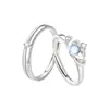 Anillos de Pareja de Verano Versátiles de Diseño Simple Mobius Niche para Estudiantes Venta al por Mayor